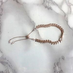 Rose gold bracelet